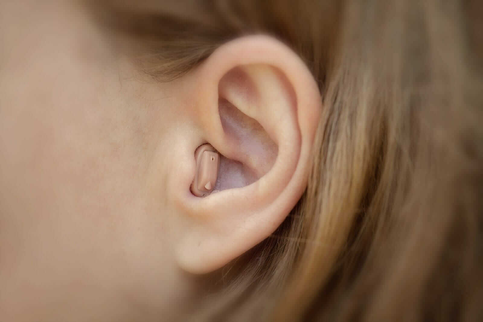 hearing aid in ear