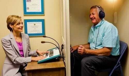 Audiologist Hearing Test